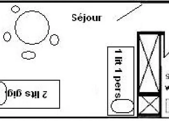 Apartment Le France - 3 Pers - Le France - 642fr - Plagne Centre - Classe 2-3 Cristaux Mae-9194 La Plagne